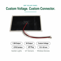 Panneau Solaire SMT Haute Efficacité 0.5W 1W 1.5W 2W 3W Module Solaire ETFE 5V 6V 9V Autocollant Adhésif pour Capteur de Stationnement Intelligent Traceur GPS