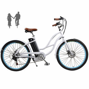 Vélo électrique Safeway vintage 26 pouces, cadre <span class=keywords><strong>en</strong></span> alliage, vélo électrique 48V <span class=keywords><strong>EN</strong></span> <span class=keywords><strong>15194</strong></span>, léger, écran LCD, élégant vélo électrique pour femme - Product Image 1