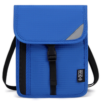 Nouveau Rfid Anti-Blindage et Vol Grande Capacité Pvc Oxford Tissu Passeport Document Sac En Gros