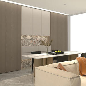 Ensemble <span class=keywords><strong>de</strong></span> meubles, armoire à vin, salle à manger, armoire à vin en bois <span class=keywords><strong>OSB</strong></span> et verre pour le salon - Product Image 5