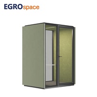 Cabine de réunion insonorisée EGROspace, espace de travail et d'étude, cabine de réunion privée, pod de bureau modulaire pour appels téléphoniques