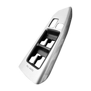 Silver <b>Window</b> Switch <b>Panel</b> Faceplate For Toyota LC120 All Auto Trim Kit - Product Image 1