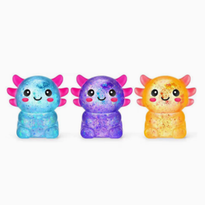 Jouet sensoriel extensible en forme d'axolotl scintillant, boule de sucre moelleuse anti-stress pour enfants - Product Image 3