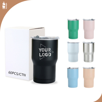 Gobelet isotherme sous vide de 14 oz en acier inoxydable à double paroi, tasse à café thermique de voyage