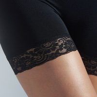 Culotte gainante taille haute sans couture, respirante, à maintien ferme, effet ventre plat, en dentelle, pour femmes grandes tailles