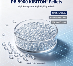 Gránulos de Resina KIBITON PB‑5900, Alta Transparencia, Alta Rigidez, Copolímero de Estireno‑Butadieno, Materia Prima de Grado de Inyección - Product Image 5
