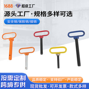 T-Handle Trailer <b>Pin</b> M9.5 M38 Dip Coated 45 Steel Grade A Level 8.8 For Construction And Agricultural Machinery - Product Image 5
