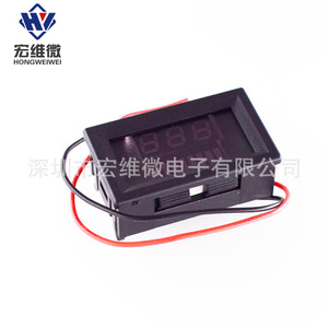 Voltmètre numérique Hw 12V-60V DC, affichage de la puissance de la batterie au lithium, bleu - Product Image 1