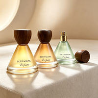 Botol Parfum Semprot Kaca Bentuk Kerucut Unik Mewah Kosong Grosir 30ml 50ml 100ml