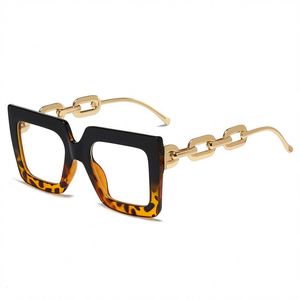 Nuevas Gafas de Sol de Diseño de Moda con Montura Grande de Plástico para Hombres y Mujeres, Estilo Vintage - Product Image 6