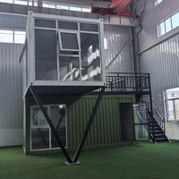 Casa Prefabricada de Diseño Moderno, Estructura de Contenedor de Acero Resistente a la Intemperie, Construida para un Rendimiento a Largo Plazo