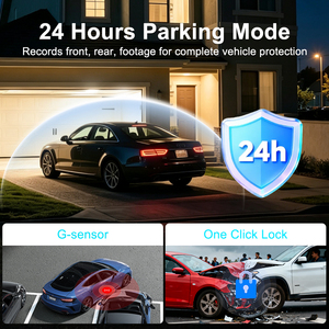 กล้องติดรถยนต์ 2K Dash Cam WiFi หน้า-หลัง ความละเอียด 1080P เลนส์คู่ บันทึกภาพ DVR หน้าจอ 3 นิ้ว มองเห็นในเวลากลางคืน พร้อม G-Sensor รับผลิตแบบ OEM/ODM ขั้นต่ำ 1 ชิ้น - Product Image 5