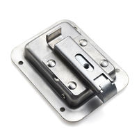 Hengsheng sortie d'usine 304ss RV camion porte boîte à outils MS859 acier inoxydable palette poignée verrouillage loquet clé déverrouiller