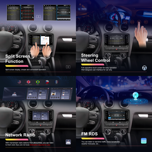 Hikity pour <span class=keywords><strong>Audi</strong></span> A3 8P /<span class=keywords><strong>S3</strong></span>/RS3 7 ''Android autoradio stéréo 2 + 64G sans fil Carplay/Android Auto/GPS/WiFi personnalisation audio de voiture - Product Image 3
