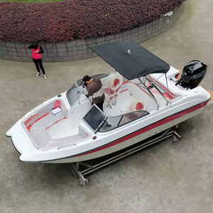 CE Approved 19ft Fashion Fishing Small Luxury Yacht <b>Boat</b> Sport <b>Boat</b> Fiberglass Speed <b>Boat</b> With Engine - Product Image 3