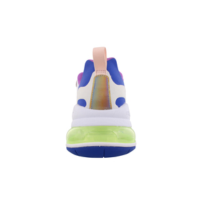 Nike Air Max 270 React Chaussures de sport pour hommes Blanc/Violet Nébuleuse Amortissement EVA et semelle intérieure en maille Printemps Été - 100% authentique - Product Image 4
