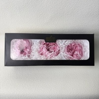 Fleur éternelle, grande tête de rose Austin de 6-7 cm, fleurs préservées, fête des mères, Saint-Valentin