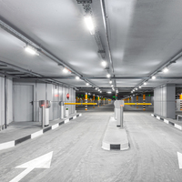 Luz de túnel LED para exteriores 20-100W con clasificación IP65 Cuerpo de lámpara de material metálico para uso en túneles