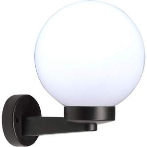 Applique murale extérieure Velamp, sphère PMMA 200 mm, douille E27, éclairage de jardin étanche - Product Image 1