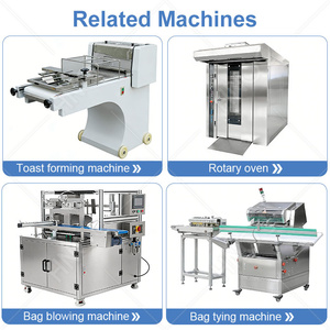 Machine à couper le pain automatique HNOC, machine à trancher le pain en tranches, machine à trancher le pain grillé à haute vitesse et en continu, boulangerie - Product Image 5