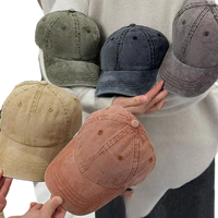 Casquette de baseball en jean perforée unisexe, couleur soleil vif, style cowboy, en coton, avec trous décoratifs, design personnalisé, pour toutes les saisons