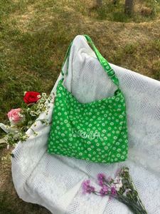 Retro Floral Bulk Soft Cotton Floral Single Shoulder <b>Bag</b> Large Capacity <b>Bag</b> Commuting Handbag and Portable <b>Bags</b> - Product Image 2