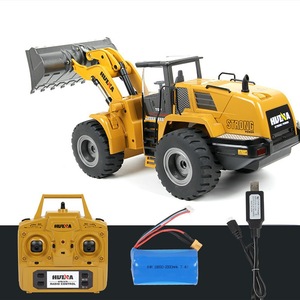 HUINA 1583 Excavadora RC Eléctrica de Aleación con Control Remoto, Bulldozer Cargador a Escala 1/14, Modelo de Camión de 10 Canales, Juguetes para Niños y Adultos, Novedad 2026 - Product Image 3