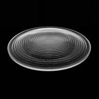 Lentille Fresnel en verre diffusé de 50 mm, 80 mm, 120 mm, 150 mm, 175 mm, 200 mm, 250 mm, 300 mm pour éclairage LED COB