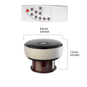 Producto caliente 2025, masajeador corporal con calefacción eléctrica inteligente con Control remoto de 16 niveles, masajeador de terapia con ventosas al vacío - Product Image 6