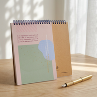 Carnet de notes spirale personnalisé 2027 avec impression gratuite, motif licorne Nicole, couverture fantaisie à pois, format A4 A5, stylo inclus