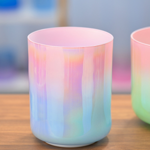 Cuenco de Cristal Empyrean de Colores Jinfang, Cuenco de Cristal de Cuarzo para Terapia Musical, Venta al por Mayor para Centros de Sanación - Product Image 6