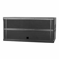Gooermi V-218S Double Subwoofer Passif 18 Pouces 1800W Haut-parleur de Basse Professionnel Haute Puissance pour Scène, Son Live, Club, Événement