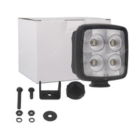 Projecteur de travail LED carré 40W Shinemien, étanche IP67, 9-32V DC, faisceau spot/combiné, boîtier en aluminium moulé sous pression pour camion