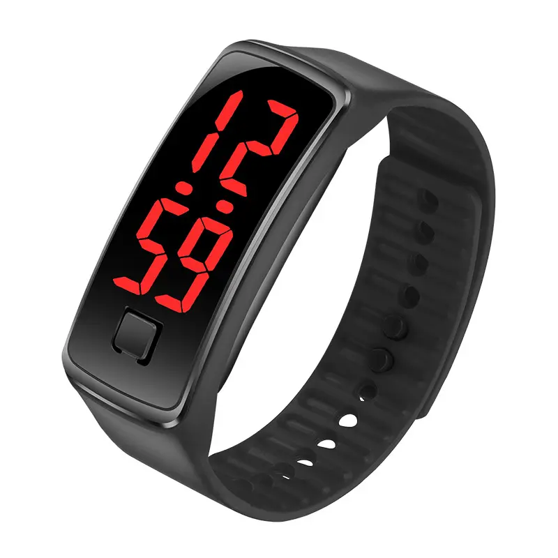 Reloj digital LED de regalo promocional, reloj de pulsera electrónico deportivo casual