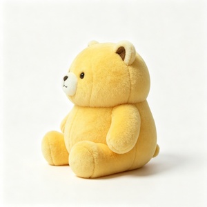 Ours en peluche jaune personnalisé, ours en peluche rembourré, ours en peluche gourmand, jouet ours miel - Product Image 4