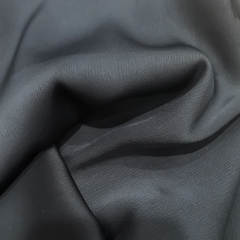 2025 Abaya 100% Polyester Fabric Formal Black Tiktok Crepe Nada Fabric for Abaya