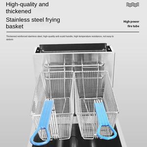 <span class=keywords><strong>Friteuse</strong></span> verticale professionnelle à gaz monocylindre pour la friture de poulet, de cotoissons, de frites et de Youtiao – Vente directe à domicile - Product Image 4