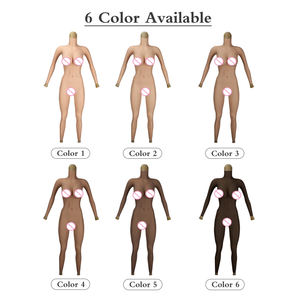 Силиконовое боди с подлокотниками для трансгендеров, накладные трусики с имитацией влагалища - Product Image 6