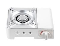Réchaud à gaz portable mini avec valve magnétique, protection contre la surpression, cuisinière à cassette au butane, utilisation sur table de camping-car, allumage électronique, en aluminium