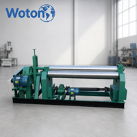 Machine à cintrer les tôles en acier inoxydable à trois rouleaux symétriques automatique avec moteur de formage des extrémités