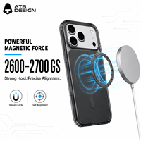ATB Produk Terbaru untuk iPhone 17 18, Casing HP Matte Skin Feeling Warna Polos dengan Cincin Magnetik, Bahan TPU+PC, Proteksi 360 Anti Benturan