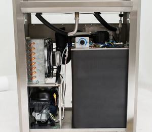 Máquina dispensadora de agua estancada OEM, agua fría y caliente con purificador, dispensador de agua de refrigeración independiente - Product Image 4