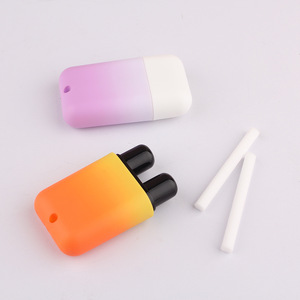 Inhalateur nasal double port OEM 1ml*2 en plastique dégradé avec capuchon, emballage cosmétique - Product Image 3