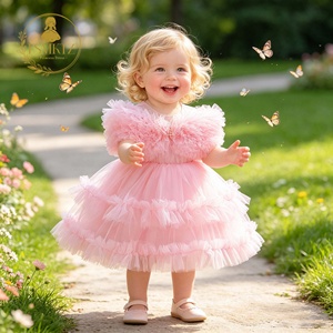 <span class=keywords><strong>Robe</strong></span> d'été sans manches en satin brillant imprimé floral pour filles, <span class=keywords><strong>robe</strong></span> de princesse à fleurs pour tout-petits, <span class=keywords><strong>robe</strong></span> d'anniversaire pour bébés filles - Product Image 2
