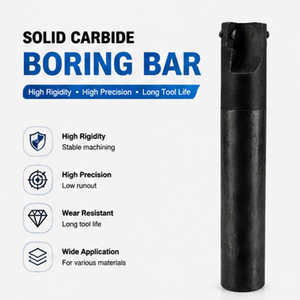 Fresa a spallamento quadrato indicizzabile BAP400R-25-160-C25-2T con inserti in carburo HRC45-55 APMT1604, diametro 25mm, lunghezza 160mm - Product Image 1
