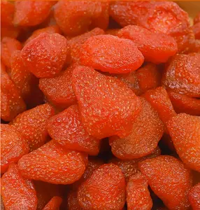 中国の乾燥イチゴは甘くて甘い有機食品をスライスしたイチゴを保存します