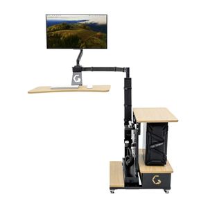 Wholesale High Quality Convertible Custom Metal Frame Thick Modern Compact Desktop Gaming <b>Table</b> Home Work Electronic Sport - Product Image 1