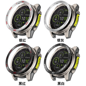 Fenix 8 AMOLED นาฬิกาอัจฉริยะ, นาฬิกาสแตนเลสสตีลกันรอยขีดข่วนขนาด43มม. 47มม. 51มม. - Product Image 6