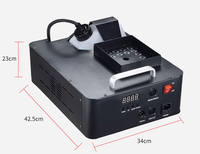 Machine à fumée à effet spécial pour scène 24 led 3W RGB Led Power 1500W Machine à brouillard verticale pour éclairage d'événements