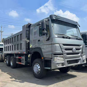 HOWO truk sampah bekas, truk pembuang 6x4 371HP daya kuat tugas berat - Product Image 1